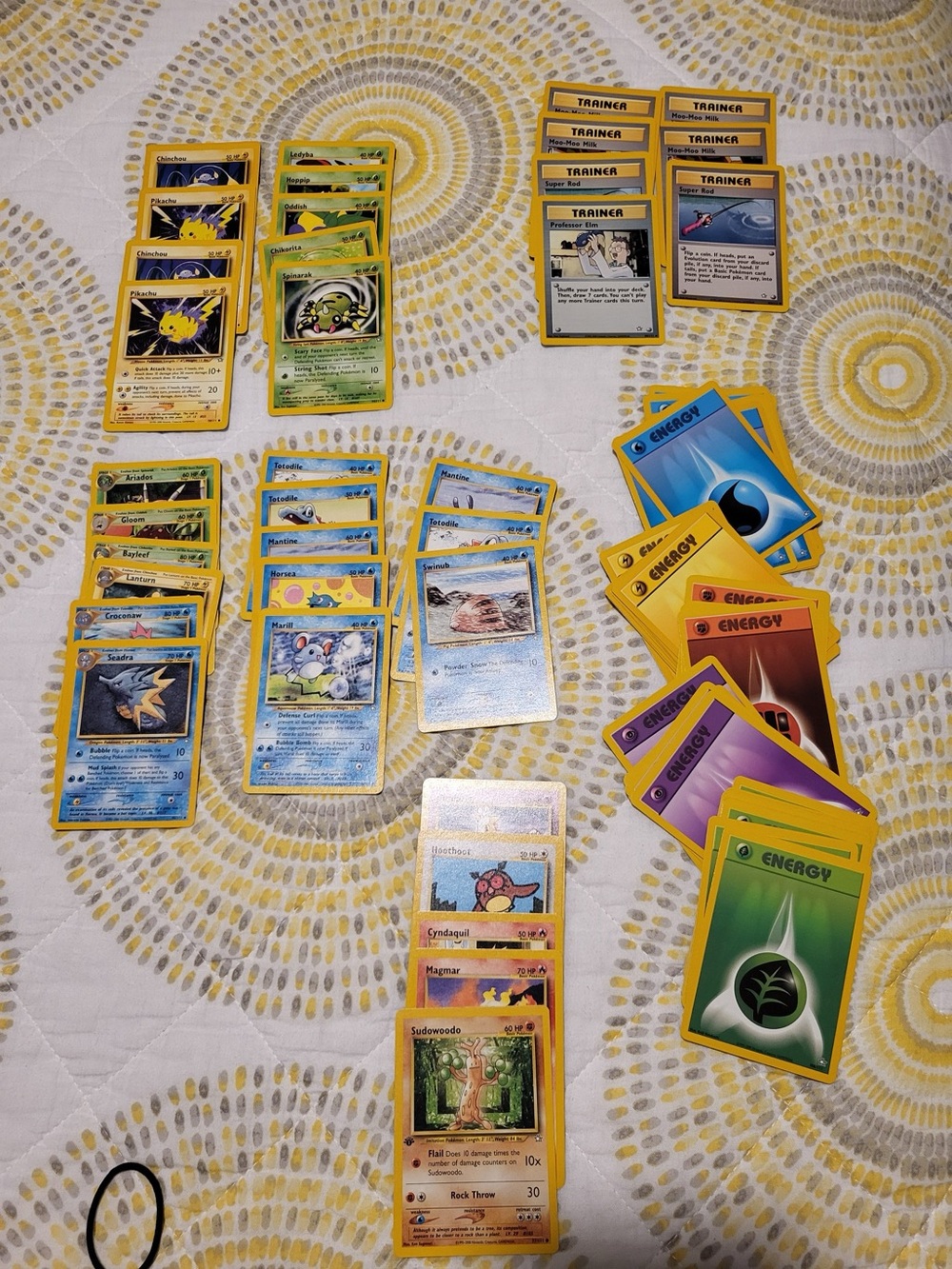 Pokémon neo genesis common & uncommon trading cards  60+. Set 1